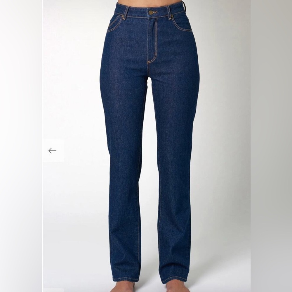 ROLLA'S Dark Blue Original High rise Straight Leg Jeans